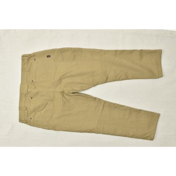 Duluth Trading Co. Men's Flex Fire Hose HD Pants Size 42x32 Khaki Lined Pants - Picture 8 of 8